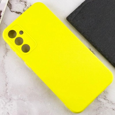 Чохол TPU GETMAN Liquid Silk Full Camera для Samsung Galaxy A55 Жовтий / Flash