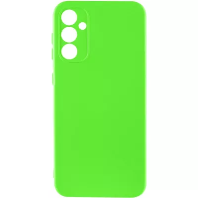 Чохол TPU GETMAN Liquid Silk Full Camera для Samsung Galaxy A55 Салатовий / Neon Green