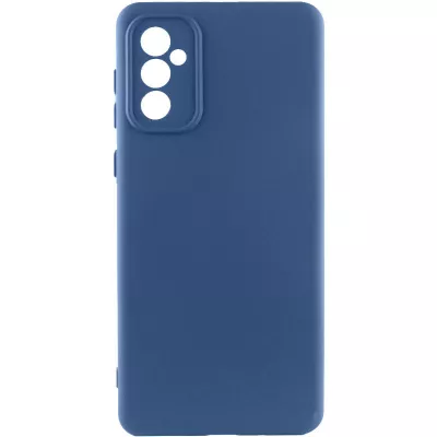 Чохол TPU GETMAN Liquid Silk Full Camera для Samsung Galaxy A55 Синій / Navy Blue