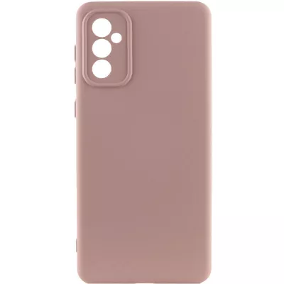 Чохол TPU GETMAN Liquid Silk Full Camera для Samsung Galaxy A56 5G Рожевий / Pink Sand