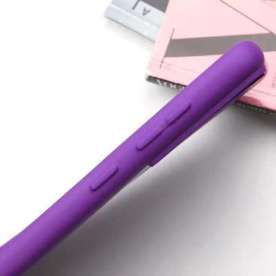 Чохол TPU GETMAN Liquid Silk Full Camera для Samsung Galaxy S21 FE Фіолетовий / Purple