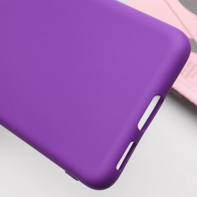 Чохол TPU GETMAN Liquid Silk Full Camera для Samsung Galaxy S21 FE Фіолетовий / Purple
