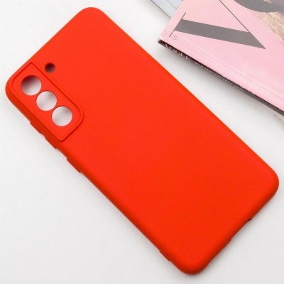 Чохол TPU GETMAN Liquid Silk Full Camera для Samsung Galaxy S21 FE Червоний / Red