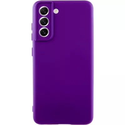Чохол TPU GETMAN Liquid Silk Full Camera для Samsung Galaxy S21 Фіолетовий / Ultra Violet