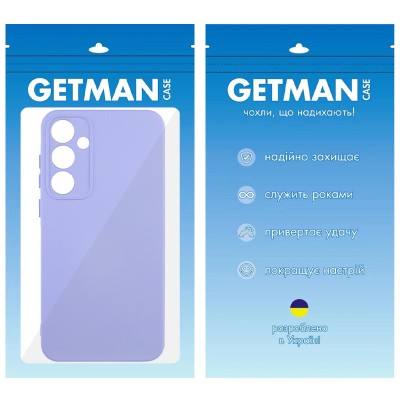 Чохол TPU GETMAN Liquid Silk Full Camera для Samsung Galaxy S23 FE Бузковий / Dasheen