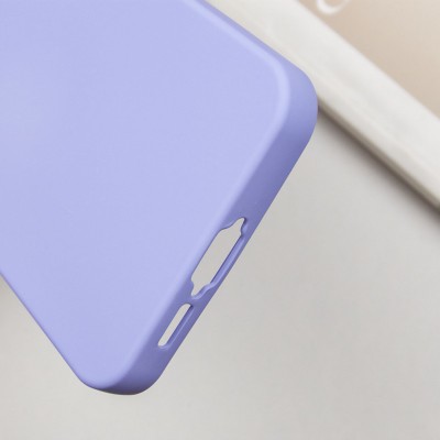 Чохол TPU GETMAN Liquid Silk Full Camera для Samsung Galaxy S23 FE Бузковий / Dasheen