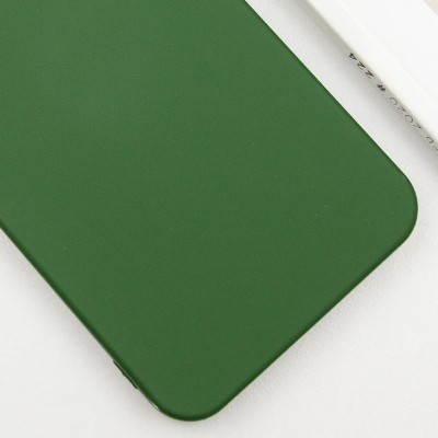 Чохол TPU GETMAN Liquid Silk Full Camera для Samsung Galaxy S23 Зелений / Dark green
