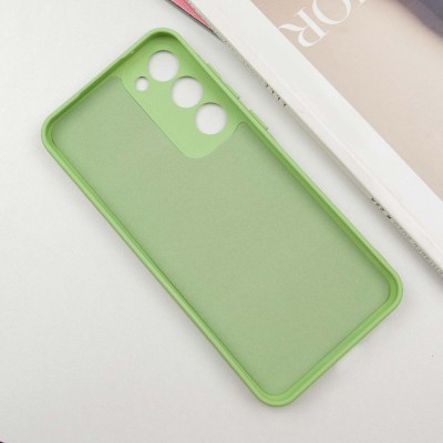 Чохол TPU GETMAN Liquid Silk Full Camera для Samsung Galaxy S23 Зелений / Pistachio