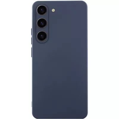 Чохол TPU GETMAN Liquid Silk Full Camera для Samsung Galaxy S23 Синій / Midnight Blue