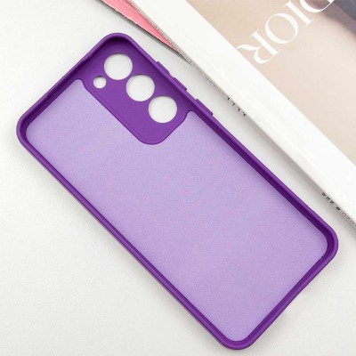 Чохол TPU GETMAN Liquid Silk Full Camera для Samsung Galaxy S23 Фіолетовий / Purple