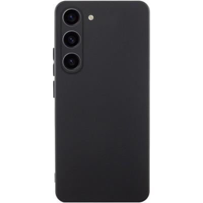 Чохол TPU GETMAN Liquid Silk Full Camera для Samsung Galaxy S23 Чорний / Black