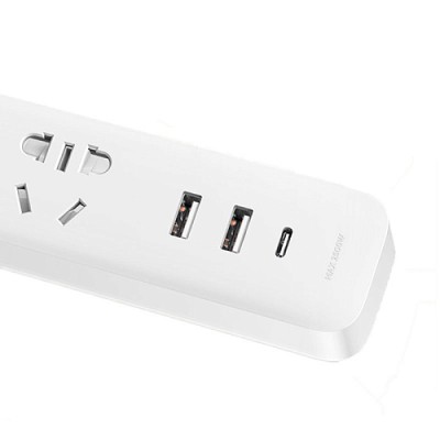Фільтр мережі Xiaomi Mi Power Strip 20W Fast Charging 2A1C
