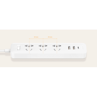 Фільтр мережі Xiaomi Mi Power Strip 20W Fast Charging 2A1C