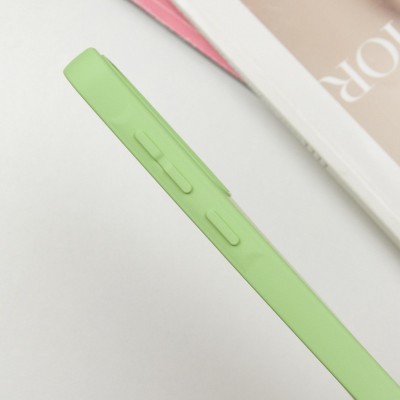 Чохол TPU GETMAN Liquid Silk Full Camera для Samsung Galaxy S24 FE Зелений / Pistachio