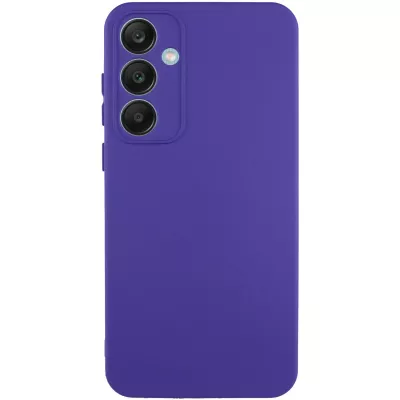 Чохол TPU GETMAN Liquid Silk Full Camera для Samsung Galaxy S24 FE Фіолетовий / Ultra Violet