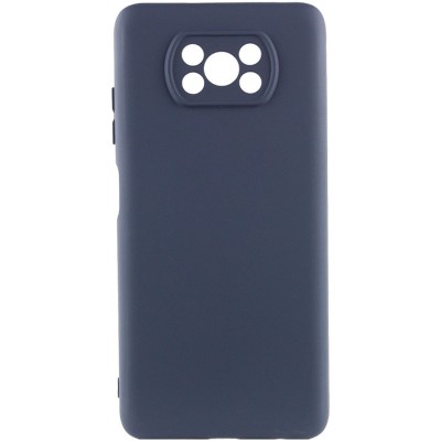Чохол TPU GETMAN Liquid Silk Full Camera для Xiaomi Poco X3 NFC / Poco X3 Pro Синій / Midnight Blue