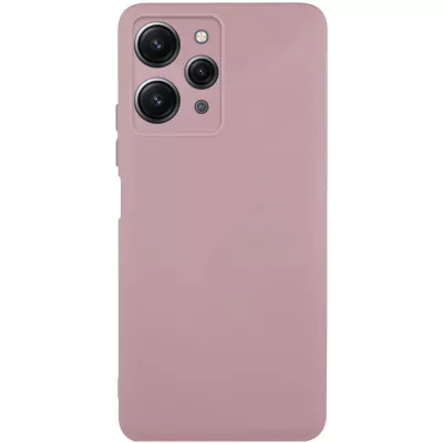Чохол TPU GETMAN Liquid Silk Full Camera для Xiaomi Redmi 12 Рожевий / Pink Sand