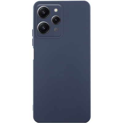 Чохол TPU GETMAN Liquid Silk Full Camera для Xiaomi Redmi 12 Синій / Midnight Blue