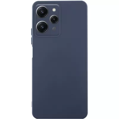 Чохол TPU GETMAN Liquid Silk Full Camera для Xiaomi Redmi 12 Синій / Midnight Blue