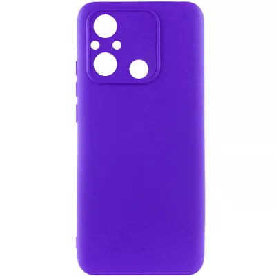 Чохол TPU GETMAN Liquid Silk Full Camera для Xiaomi Redmi 12C Синій / Iris