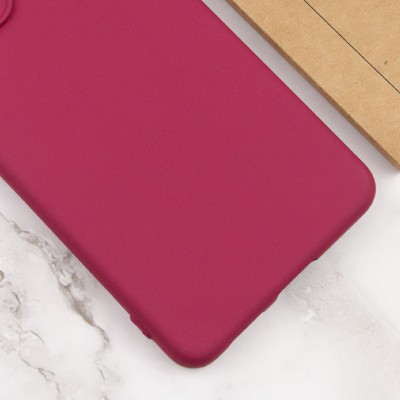 Чохол TPU GETMAN Liquid Silk Full Camera для Xiaomi Redmi 13 4G / Poco M6 4G Бордовий / Marsala