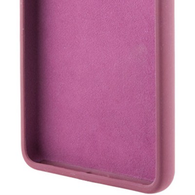 Чохол TPU GETMAN Liquid Silk Full Camera для Xiaomi Redmi 13 4G / Poco M6 4G Бордовий / Marsala