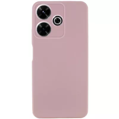 Чохол TPU GETMAN Liquid Silk Full Camera для Xiaomi Redmi 13 4G / Poco M6 4G Рожевий / Pink Sand