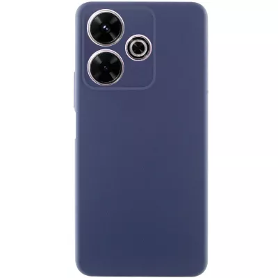 Чохол TPU GETMAN Liquid Silk Full Camera для Xiaomi Redmi 13 4G / Poco M6 4G Синій / Midnight Blue