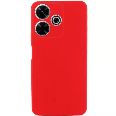 Чохол TPU GETMAN Liquid Silk Full Camera для Xiaomi Redmi 13 4G / Poco M6 4G Червоний / Red