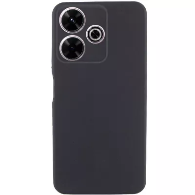 Чохол TPU GETMAN Liquid Silk Full Camera для Xiaomi Redmi 13 4G / Poco M6 4G Чорний / Black