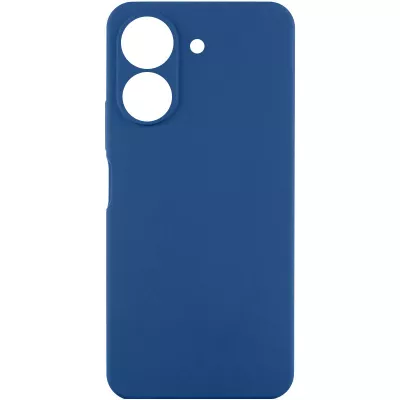 Чохол TPU GETMAN Liquid Silk Full Camera для Xiaomi Redmi 13C / Poco C65 Синій / Navy Blue