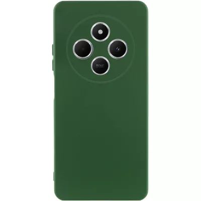 Чохол TPU GETMAN Liquid Silk Full Camera для Xiaomi Redmi 14C / Poco C75 Зелений / Dark green