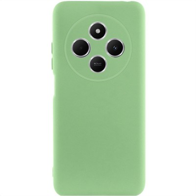 Чохол TPU GETMAN Liquid Silk Full Camera для Xiaomi Redmi 14C / Poco C75 Зелений / Pistachio