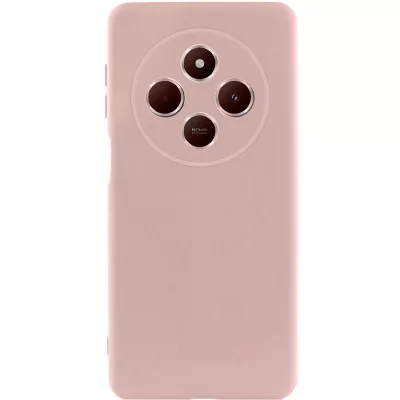 Чохол TPU GETMAN Liquid Silk Full Camera для Xiaomi Redmi 14C / Poco C75 Рожевий / Pink Sand