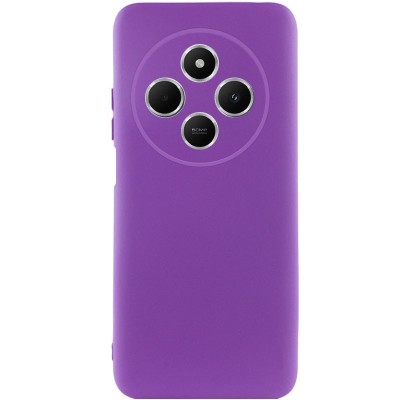 Чохол TPU GETMAN Liquid Silk Full Camera для Xiaomi Redmi 14C / Poco C75 Фіолетовий / Purple