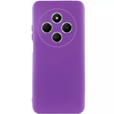 Чохол TPU GETMAN Liquid Silk Full Camera для Xiaomi Redmi 14C / Poco C75 Фіолетовий / Purple