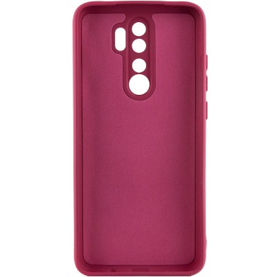 Чохол TPU GETMAN Liquid Silk Full Camera для Xiaomi Redmi 9 Бордовий / Marsala