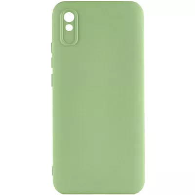 Чохол TPU GETMAN Liquid Silk Full Camera для Xiaomi Redmi 9A Зелений / Pistachio