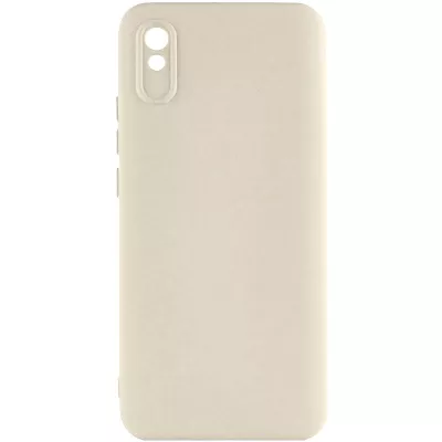 Чохол TPU GETMAN Liquid Silk Full Camera для Xiaomi Redmi 9A Песочный / Sand