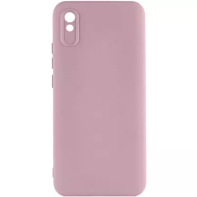 Чохол TPU GETMAN Liquid Silk Full Camera для Xiaomi Redmi 9A Рожевий / Pink Sand