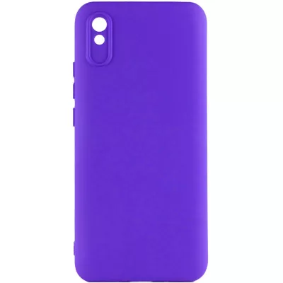 Чохол TPU GETMAN Liquid Silk Full Camera для Xiaomi Redmi 9A Синій / Iris
