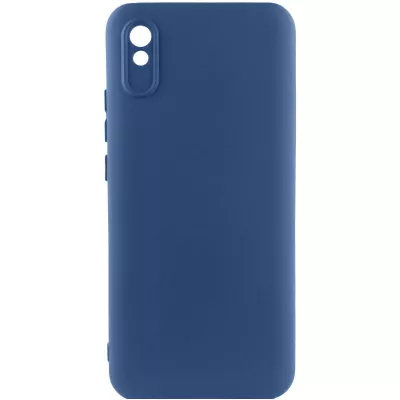 Чохол TPU GETMAN Liquid Silk Full Camera для Xiaomi Redmi 9A Синій / Navy Blue