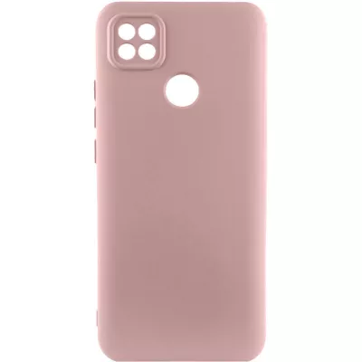 Чохол TPU GETMAN Liquid Silk Full Camera для Xiaomi Redmi 9C Рожевий / Pink Sand