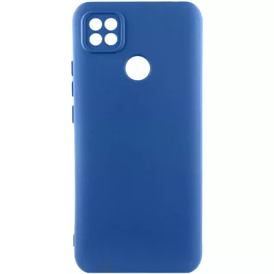 Чохол TPU GETMAN Liquid Silk Full Camera для Xiaomi Redmi 9C Синій / Navy Blue