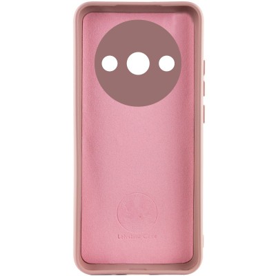 Чохол TPU GETMAN Liquid Silk Full Camera для Xiaomi Redmi A3 Рожевий / Pink Sand