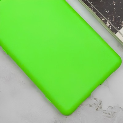Чохол TPU GETMAN Liquid Silk Full Camera для Xiaomi Redmi A3 Салатовий / Neon Green