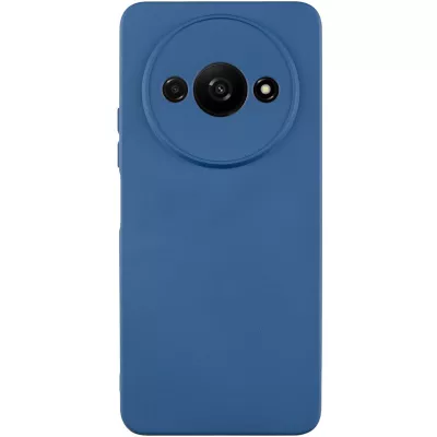Чохол TPU GETMAN Liquid Silk Full Camera для Xiaomi Redmi A3 Синій / Navy Blue