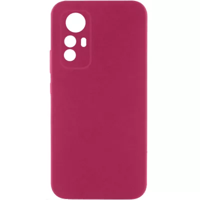 Чохол TPU GETMAN Liquid Silk Full Camera для Xiaomi Redmi Note 12S Бордовий / Marsala