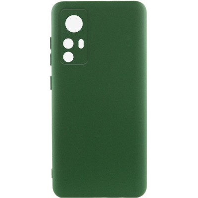 Чохол TPU GETMAN Liquid Silk Full Camera для Xiaomi Redmi Note 12S Зелений / Dark green