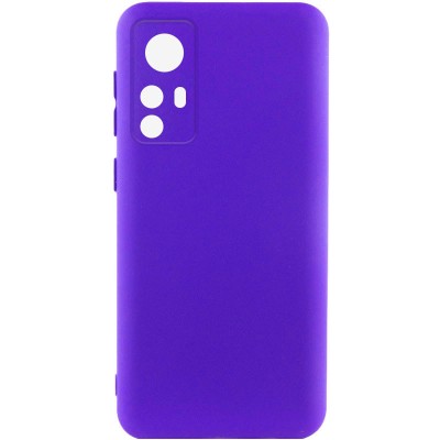 Чохол TPU GETMAN Liquid Silk Full Camera для Xiaomi Redmi Note 12S Синій / Iris